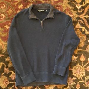 Navy Eddie Bauer Quarter Zip
